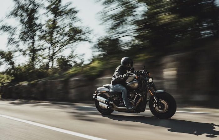 Helmet on bike